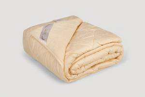 Одеяло IGLEN из овечьей шерсти в жаккардовом дамаске Демисезонное 200х220 см Персиковый (20022051PCH)