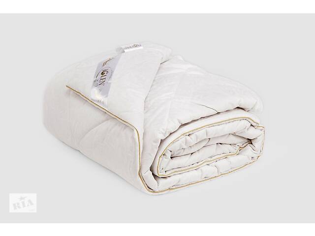 Одеяло IGLEN из овечьей шерсти в жаккардовом дамаске Зимнее 110х140 см Белый (1101405WH)