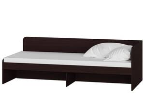 Односпальная кровать Эверест Соната-800 без ящиков 80х190 см венге темный (EVR-2110)