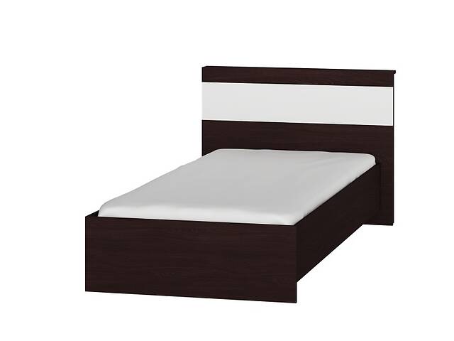 Односпальная кровать Эверест Соната-900 венге + белый