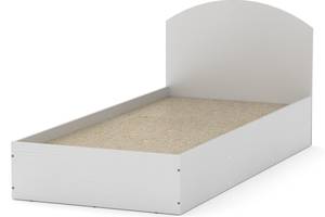 Односпальная кровать Компанит-90 альба (белый)