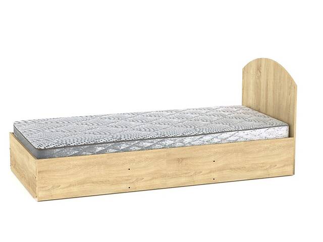 Односпальная кровать Компанит-90 дуб сонома