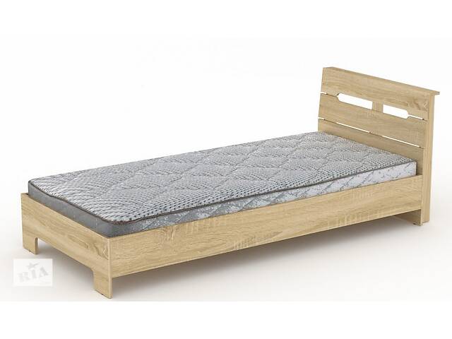 Односпальная кровать Компанит Стиль-90 дуб сонома