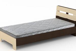 Односпальная кровать Компанит Стиль-90 венге комби