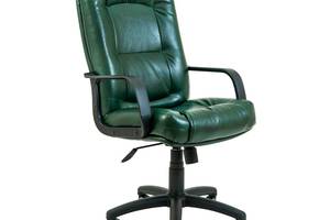 Офисное кресло руководителя Richman Alberto VIP M1 Tilt Натуральная Кожа Lux Италия Зеленый