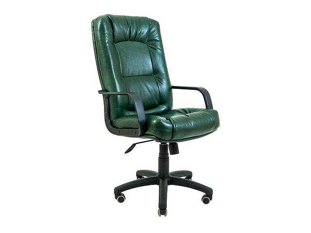 Офисное кресло руководителя Richman Alberto VIP M2 AnyFix Натуральная Кожа Lux Италия Зеленый