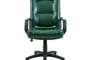 Офісне крісло керівника Richman Alberto VIP M3 MultiBlock Натуральна Шкіра Lux Італія Зелений