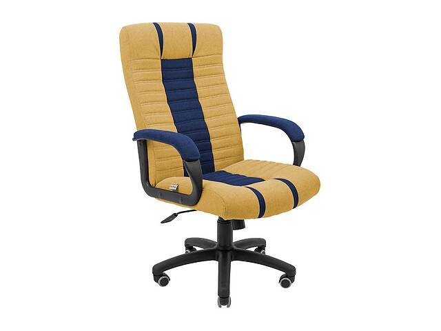 Офисное кресло руководителя Richman Atlant Rich M1 Tilt Желто-синий