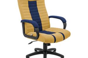 Офисное кресло руководителя Richman Atlant Rich M3 Multiblock Желто-синий