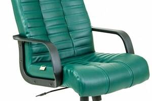 Офісне крісло керівника Richman Atlant VIP M1 Tilt Натуральна Шкіра Lux Італія Зелений