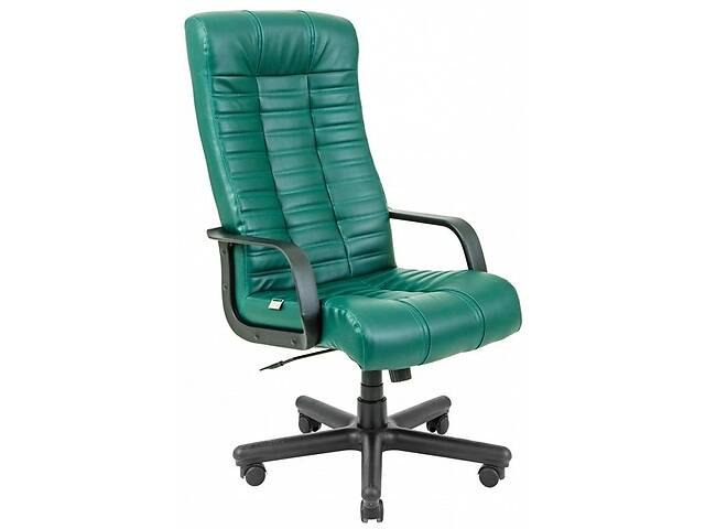 Офисное кресло руководителя Richman Atlant VIP M3 MultiBlock Натуральная Кожа Lux Италия Зеленый