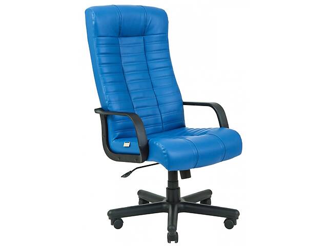 Офисное Кресло Руководителя Richman Атлант Zeus Deluxe Blue Пластик М1 Tilt Синее