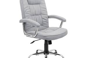 Офисное кресло руководителя Richman Bonus Хром M2 Anyfix Светло-серый
