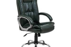 Офисное кресло руководителя Richman California Хром M1 Tilt Темно-зеленый