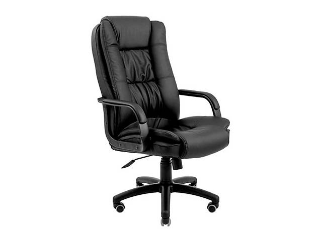 Офисное кресло руководителя Richman California VIP Rich M2 AnyFix Натуральная Кожа Lux Италия Черный