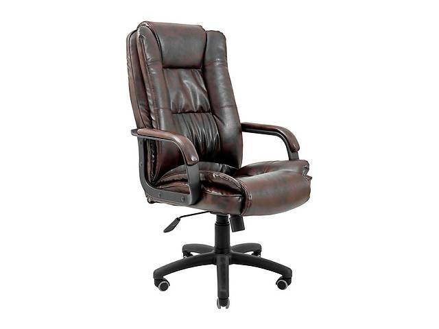 Офисное кресло руководителя Richman California VIP Rich M1 Tilt Натуральная Кожа Lux Италия Коричневый