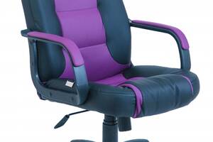 Офісне крісло керівника Richman Челсі Boom 15-21 Пластик Річ М2 AnyFix Сливово-синє