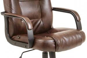 Офисное кресло руководителя Richman Челси Мадрас Dark Brown Пластик Рич М1 Tilt Коричневое