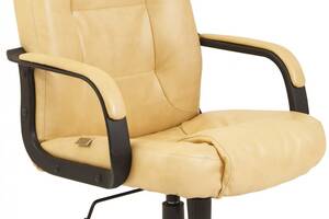 Офисное кресло руководителя Richman Челси Мадрас Gold Beige Пластик Рич М1 Tilt Бежевое