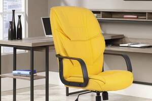Офисное кресло руководителя Richman Фокси Флай 2240 Пластик М1 Tilt Желтое