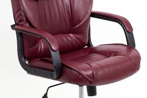 Офісне крісло керівника Richman Фоксі Флай Пластик Річ М3 MultiBlock Бордове