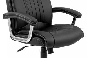 Офісне крісло керівника Richman Франкфурт Флай 2230 Хром М1 Tilt Чорне