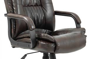 Офисное Кресло Руководителя Richman Калифорния Титан Dark Brown Пластик Рич М2 AnyFix Коричневое