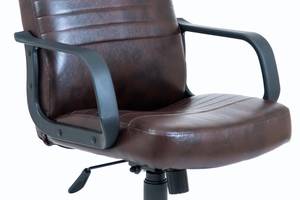 Офисное Кресло Руководителя Richman Приус Титан Dark Brown Пластик М2 AnyFix Коричневое