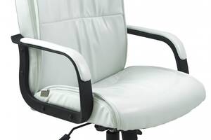 Офисное кресло руководителя Richman Рио Лаки White Пластик Рич М1 Tilt Белое