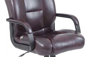 Офисное кресло руководителя Richman Севилья Мадрас Dark Brown Пластик Рич М2 AnyFix Коричневое