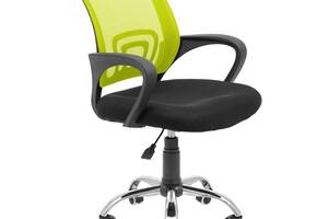 Офисное кресло руководителя Richman Spider Piastra Хром Черно-салатовый
