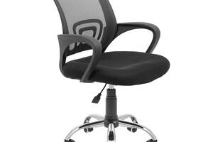 Офисное кресло руководителя Richman Spider Piastra Хром Черно-серый