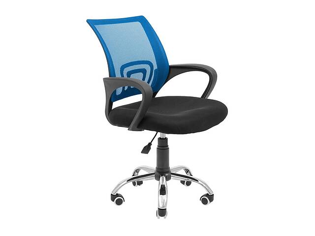 Офисное кресло руководителя Richman Spider Piastra Хром Черно-синий