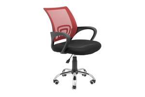 Офисное кресло руководителя Richman Spider Piastra Хром Черно-красный