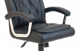 Офисное кресло руководителя Richman Telavi Хром М2 AnyFix Черное