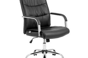 Офисное кресло руководителя Richman Toronto Хром M3 Multiblock Черный