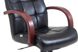 Офисное Кресло Руководителя Richman Вирджиния Титан Black Wood М1 Tilt Черное