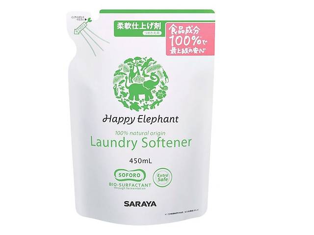 Ополаскиватель для белья наполнитель Happy Elephant 450 мл