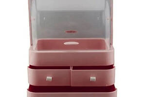 Органайзер для косметики настольный Stenson Cosmetics Storage Box LD-288 Pink