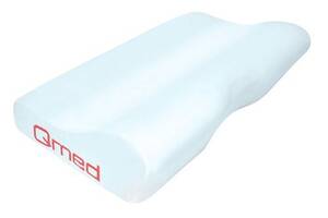 Ортопедическая подушка для сна Qmed STANDART PLUS KM-03 универсальная Белый