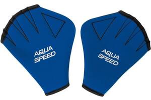 Перчатки для плавания Aqua Speed NEOPREN GLOVES 6090 (174) 20.5 x 16 см Синий (5908217660909)