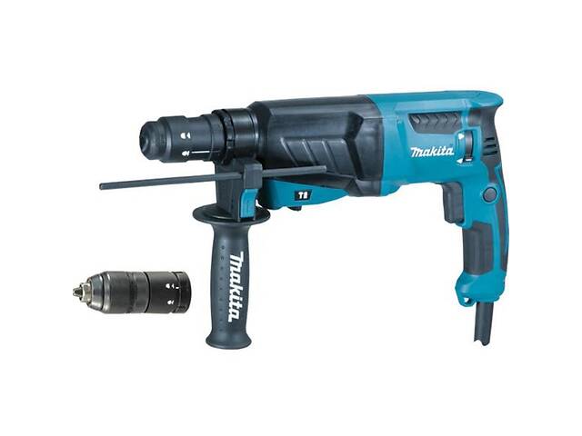 Перфоратор Makita HR2630T, SDS-Plus 26мм зі змінним патроном, 800Вт, 2,4Дж (HR2630T)