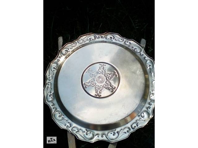 Поднос Латунный для фруктов или по назначению. прошлого тысячелетия горских евреев - Фото 6