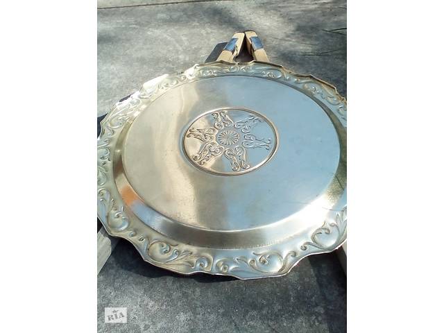 Поднос Латунный для фруктов или по назначению. прошлого тысячелетия горских евреев - Фото 11