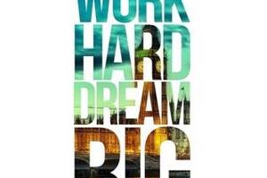 Плакат Work hard dream big Vivay А1