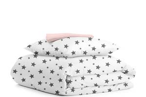 Подростковая постель с простыней на резинке BIG STAR CS6 Cosas серый 155х215 см