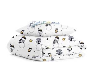 Подростковая постель с простыней на резинке LITTLE PRINCE Cosas Белый 155х215 см