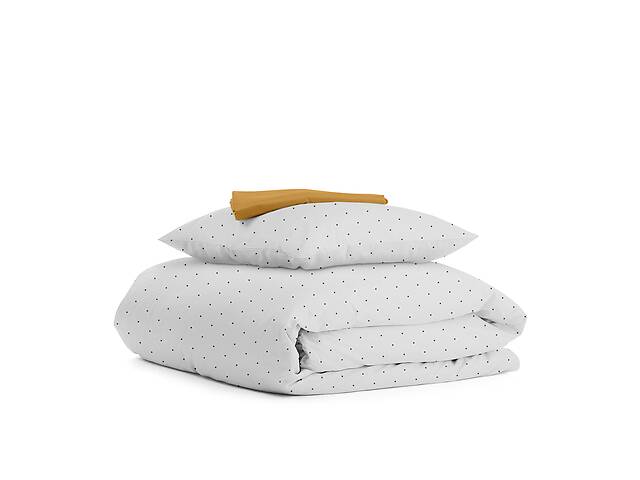 Подростковая постель с простыней на резинке MINI DOTS CS20 Cosas серый 160х220 см
