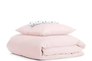 Подростковая постель с простыней на резинке SAKURA Cosas розовый 155х215 см