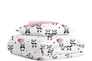 Подростковое постельное белье PANDA Cosas розовый 155х215 см